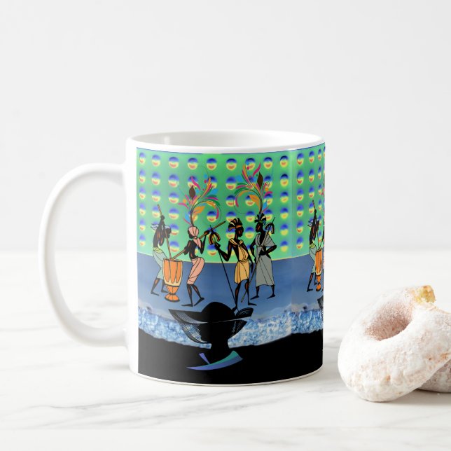 African Women Mug (With Donut)