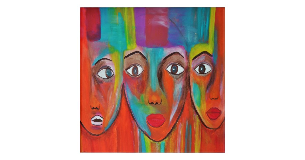 African Women Oil Painting Acrylic Wall Art Zazzle Com