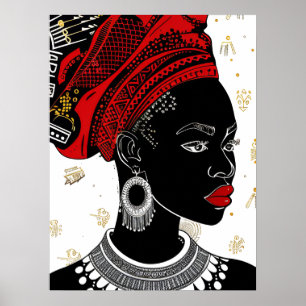 African Women Poster Art