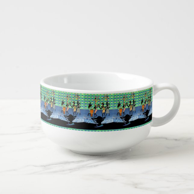 African Women  Soup Mug (Left)