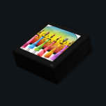 African Women with Pottery on their heads Gift Box<br><div class="desc">Folk art with a group of traditional African women balancing pottery on their heads dressed in vibrant colorful folk dresses.</div>