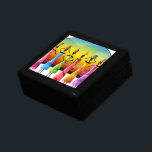 African Women with Pottery on their heads Gift Box<br><div class="desc">Folk art with a group of traditional African women balancing pottery on their heads dressed in vibrant colorful folk dresses.</div>