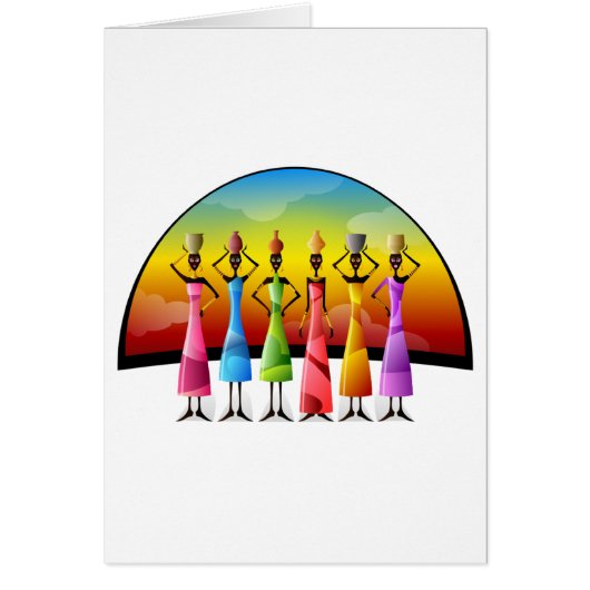 African Women With Vessels (Front)