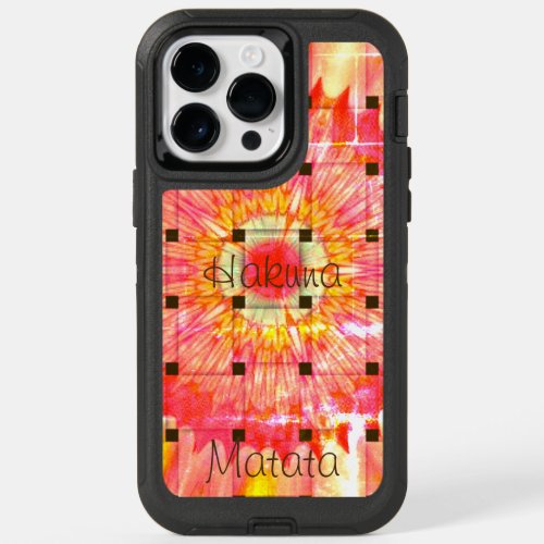 African Woven colorful design OtterBox iPhone 14 Pro Max Case
