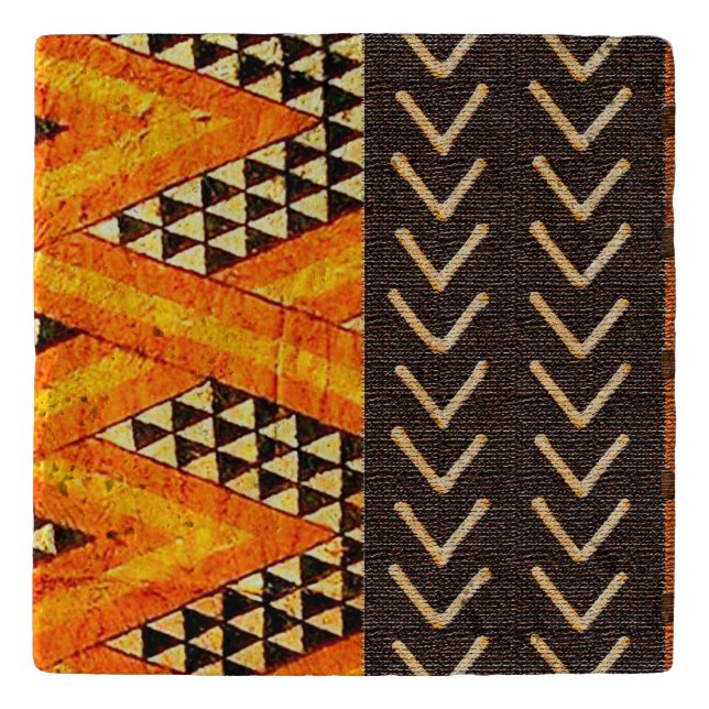 African Woven Masterpiece  Trivet (Front)