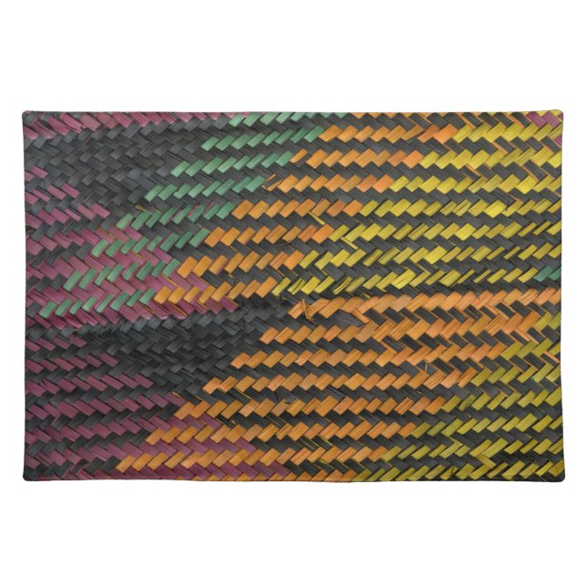 African Woven Straw Mat (Front)