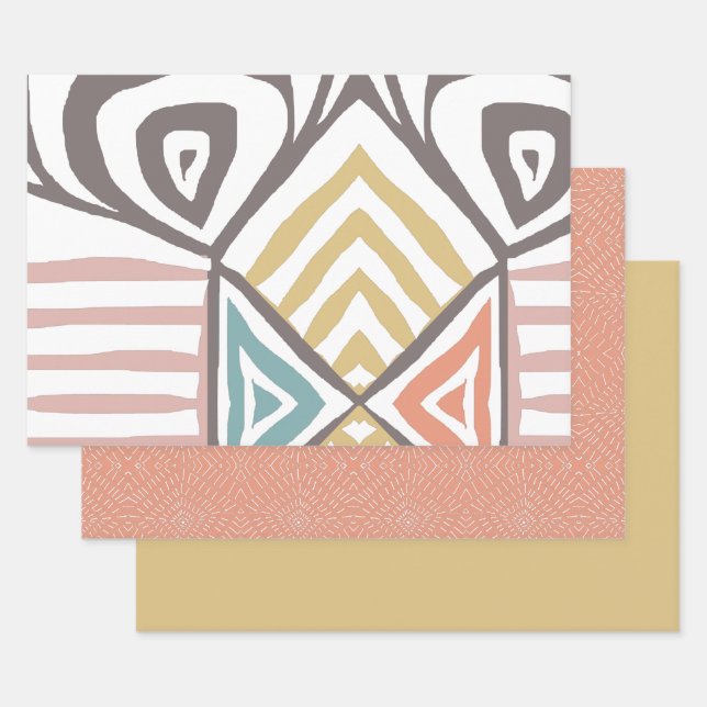African Wrapping Paper Sheets (Set)