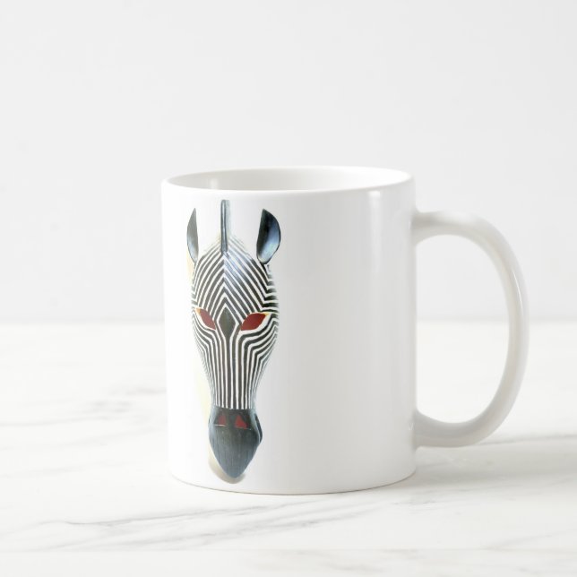 african zebra mask mug (Right)