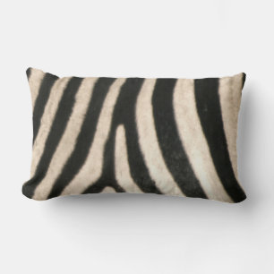 African Zebra Print,  Wildife, Safari Decor, Lumbar Pillow