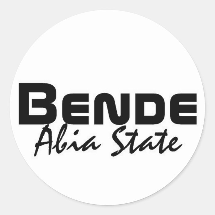 Africankoko Custom Bende, Abia State, Nigeria Stickers