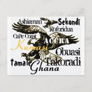 Africankoko custom Ghana postcard