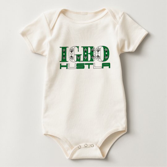 Africankoko Custom Igbo Hustla(Nigeria) Baby Bodysuit