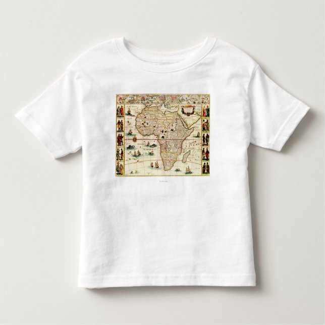 AfricaPanoramic MapAfrica 2 Toddler T-shirt (Front)
