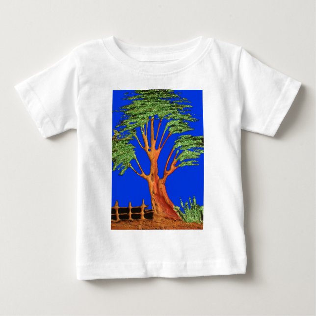 Africa's Acacia Beauty: Serengeti Serenity. Baby T-Shirt (Front)