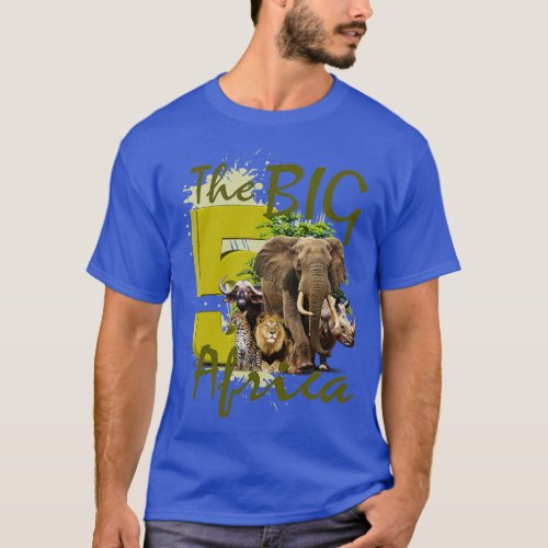 Africas BIG Five Animals 1 T_Shirt