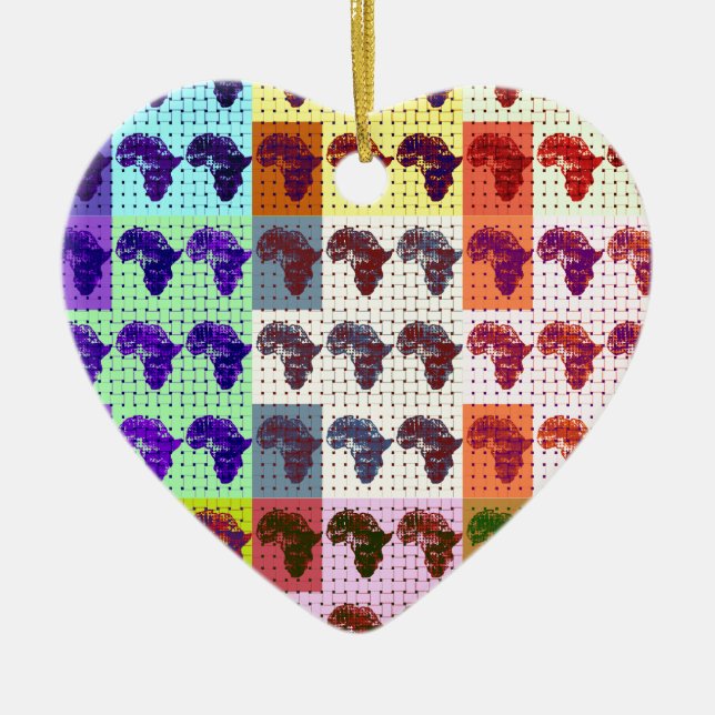 Africas Ceramic Ornament (Front)