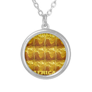 Africa's Golden Promise Silver Plated Necklace