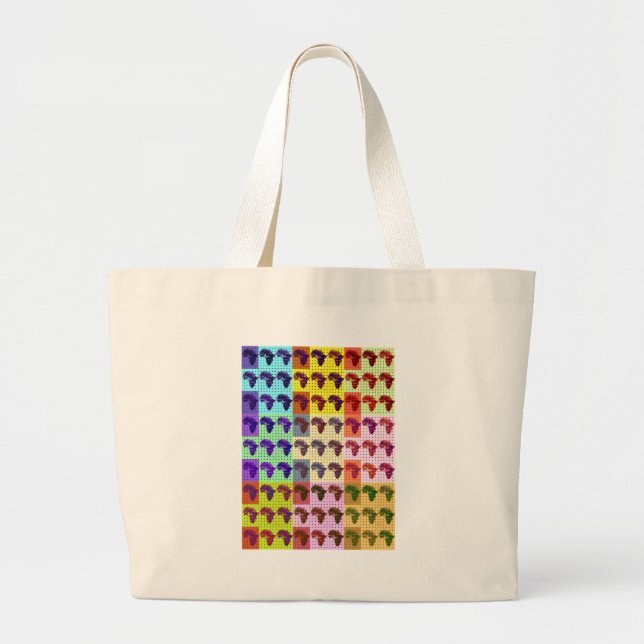 Africas Large Tote Bag (Front)