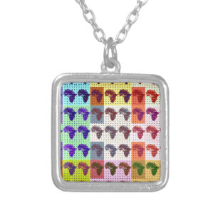 Africas Silver Plated Necklace