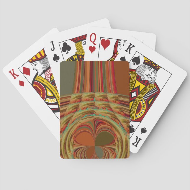 AfricaTradition Hakuna Matata Mountain Ethnic Moti Poker Cards (Back)
