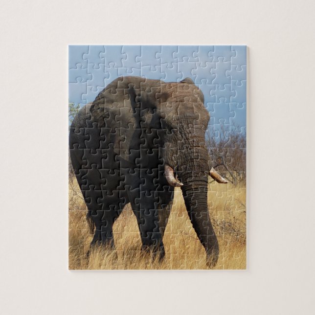 Africian Elephant Jigsaw Puzzle (Vertical)
