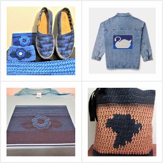 AfriCreations * BAGS & CLOTHING * Crochet & DIY