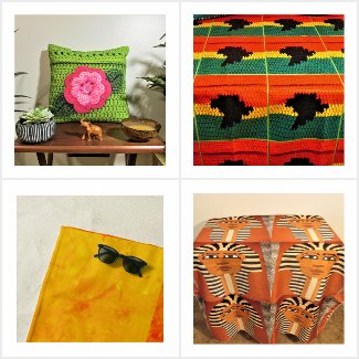 AfriCreations: PILLOWS, BLANKETS * Crochet & DIY 