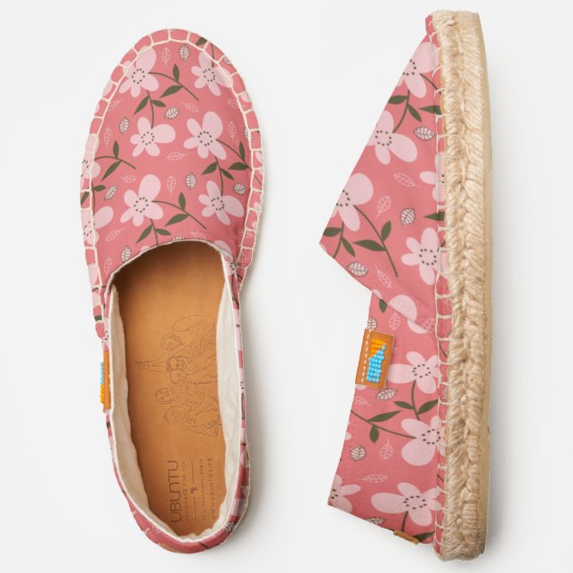 Afridrille Espadrilles Hand Drawn Seamless Artwork (Side)