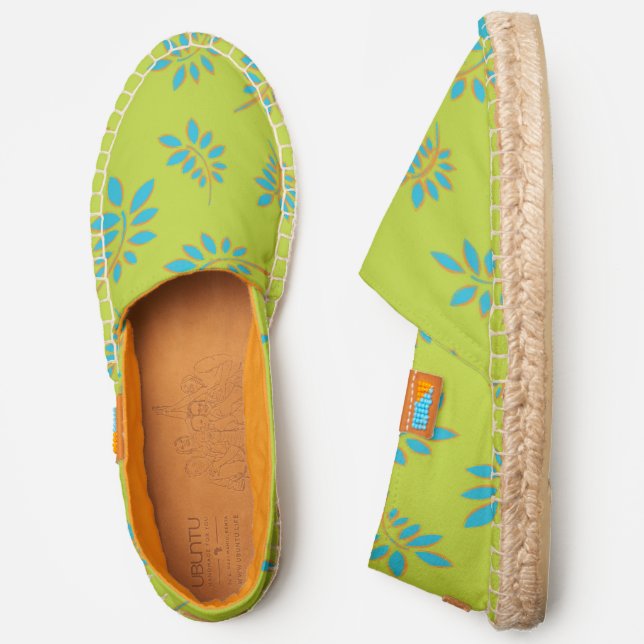 Afridrille Espadrilles Hand Drawn Seamless Artwork (Side)