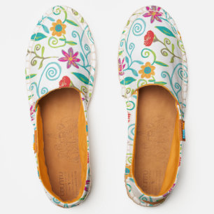 Afridrille Espadrilles Hand Drawn Seamless Artwork