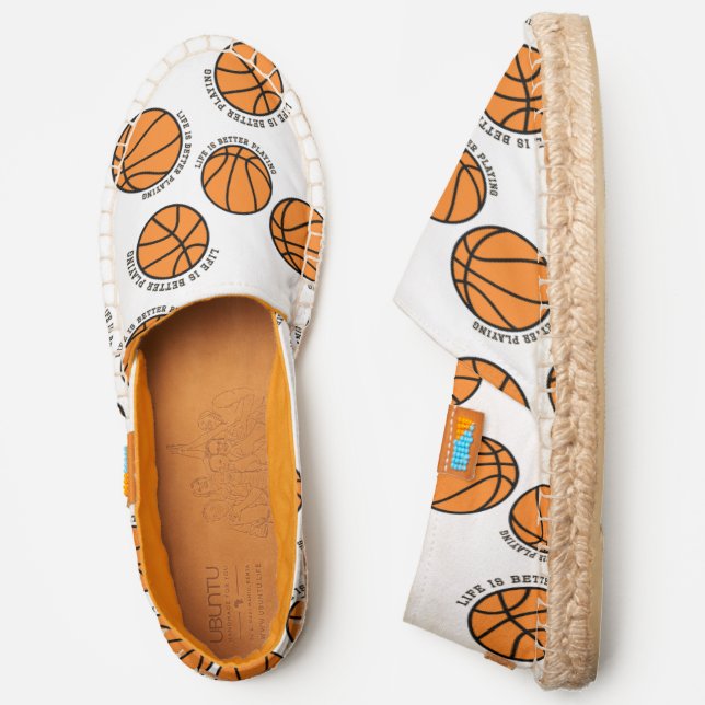 Afridrille Espadrilles Seamless Basketball Clipart (Side)