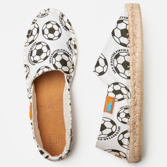 Afridrille Espadrilles Seamless Soccer Clipart (Side)