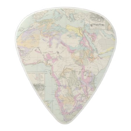 Afrika - Atlas Map Of Africa Acetal Guitar Pick