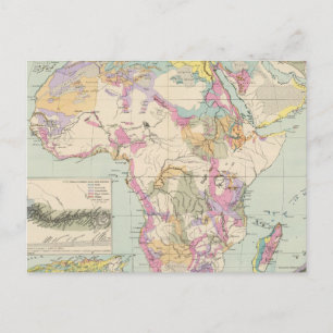 Afrika - Atlas Map of Africa Postcard