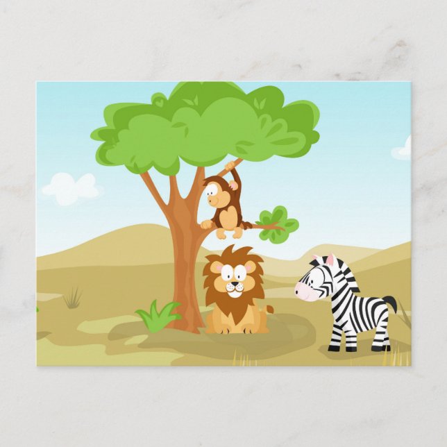 Afrika from my World animal series Postcard (Front)