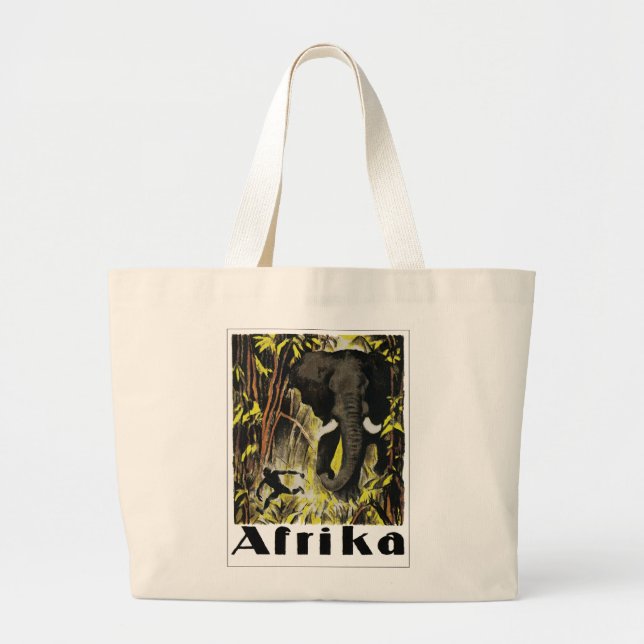 Afrika Large Tote Bag (Front)