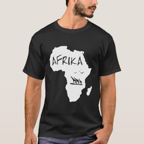 Afrika Map Of Africa _ African Roots African Pride T_Shirt