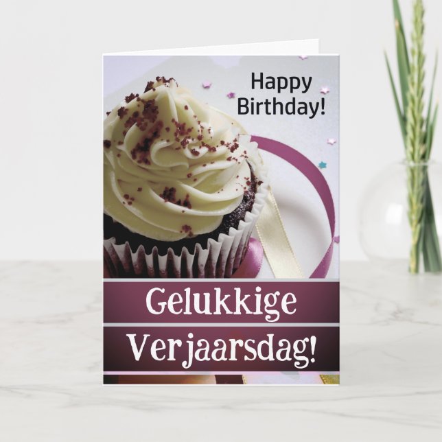 Afrikaans birthday card : gelukkige verjaarsdag (Front)