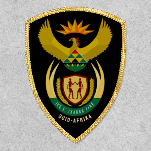 Afrikaans South Africa Coat of Arms Patch
