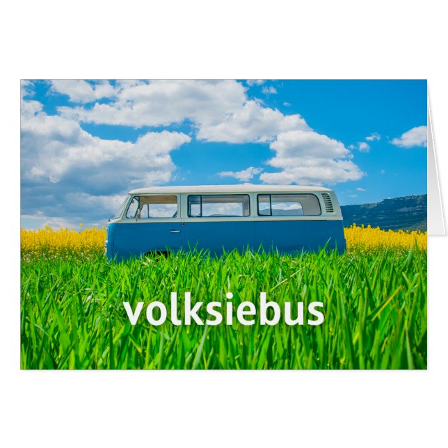 #AfrikaansIsLekker - Volksiebus Cards (Front Horizontal)