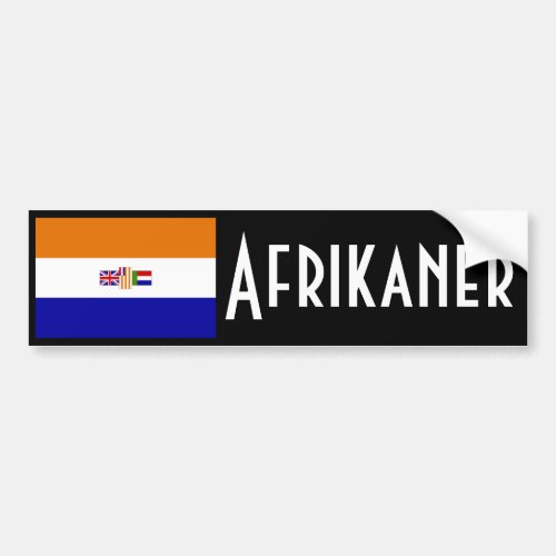 Afrikaner Bumper Sticker