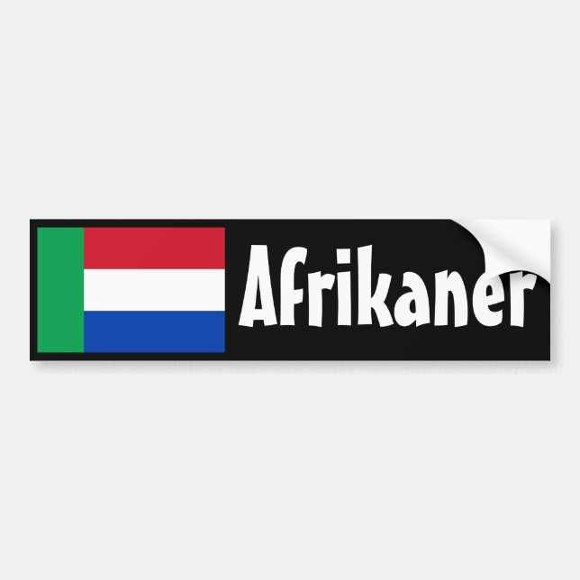 Afrikaner Bumper Sticker (Front)