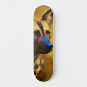 Afrikanischer Wildhund Skateboard