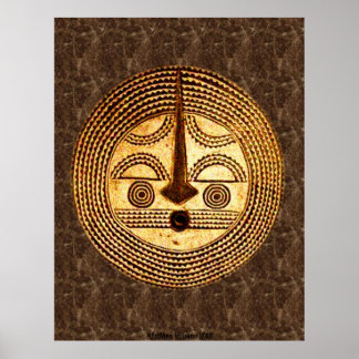 AfriMex Urbano Burkino Faso Mask Poster