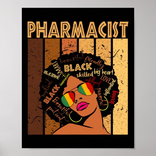 Afro African American Women Black History Month  Poster