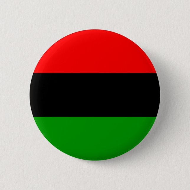 afro american flag afro-american pinback button (Front)