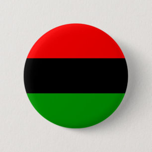 afro american flag afro-american pinback button