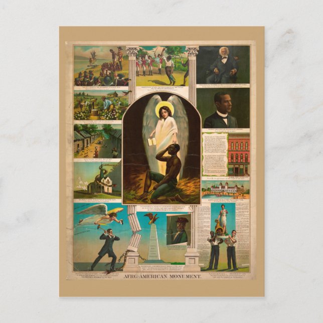 Afro-American Monument (1897) Postcard (Front)