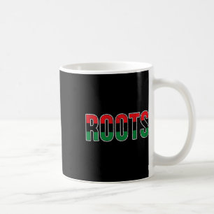Afro-american Roots - Pan African Unia Flag Distre Coffee Mug