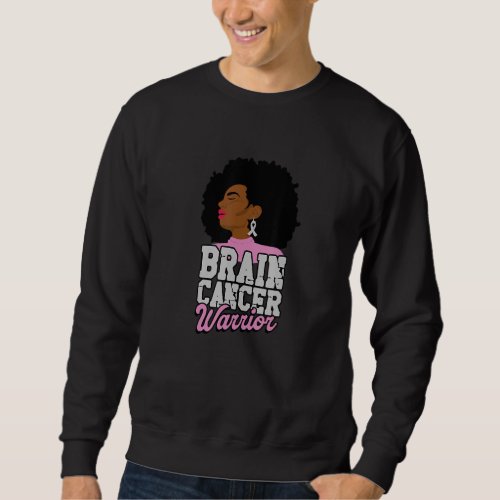 Afro American Woman With Earrings  Black Empowerme Sweatshirt